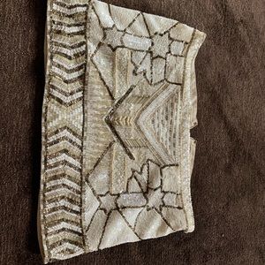 All Saints Sequin Mini Skirt Worn Once